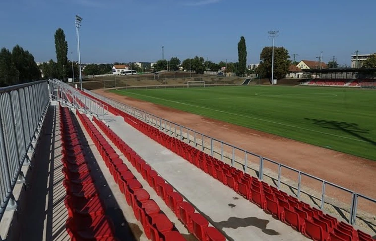 A zöld-fehérek otthona a vasutas sporttelep, a híres Kubik. Fotó: magánarchívum