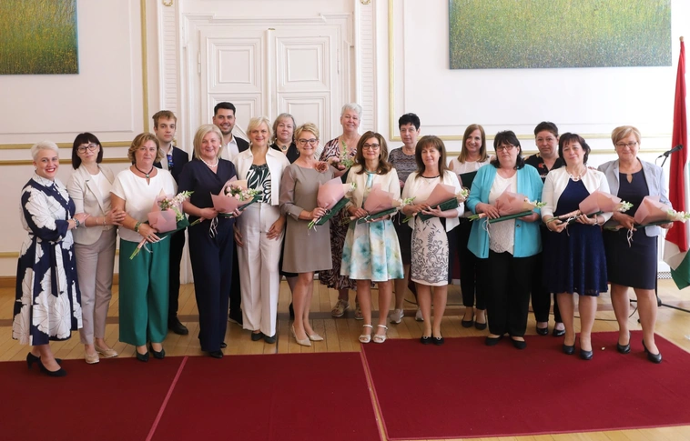 Óvodapedagógus életmű kitüntetések átadása