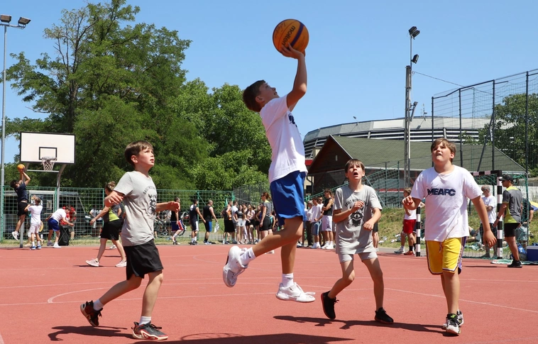 Lions 3x3 kosárlabdashow az egyetemen