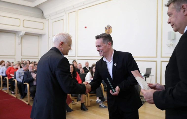 Miskolci Diáksport Szövetség díjátadó ünnepsége a városházán