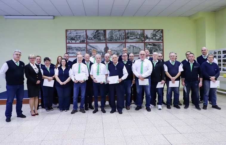 MVK járművezetők ünneplése