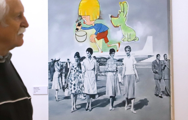 Kép-Hang-Szó-Forma című kiállítás megnyitója a Miskolci Galériában