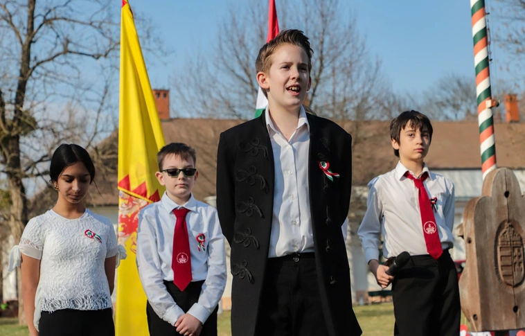 Március 15-ei ünnepség Hejőcsabán