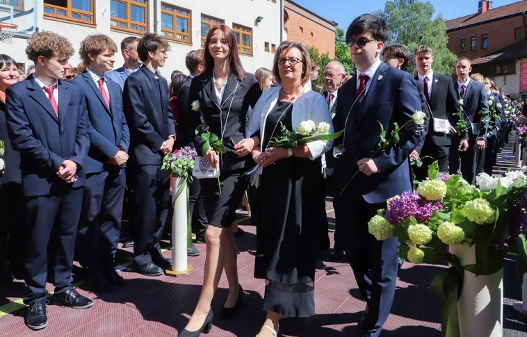 Ballagás a  Fényi Gyula Jezsuita Gimnáziumban