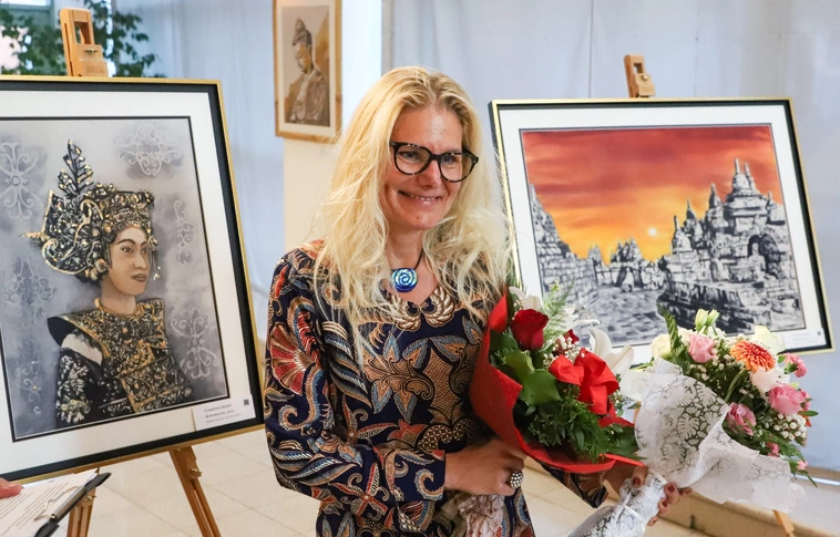 Az "Indonéz Batikfestés Misztikuma" - kiállíás a Művészetek Házában