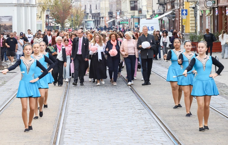 Rőzsaszín séta a mellrák elleni hónap alkalmából