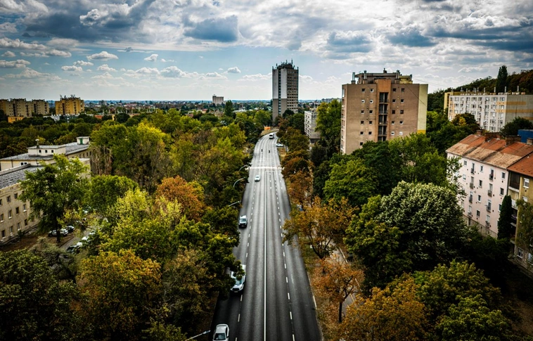 Befejeződött az avasi útfelújítás. Fotó: Horváth Csongor