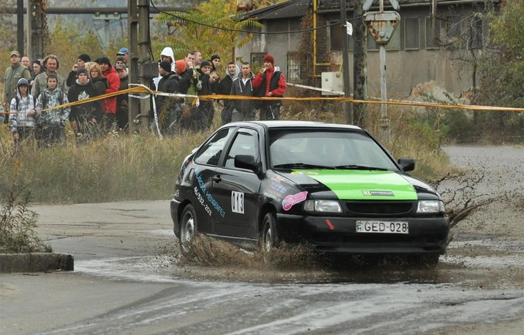 Rallysprint prológ a Vasgyárban
