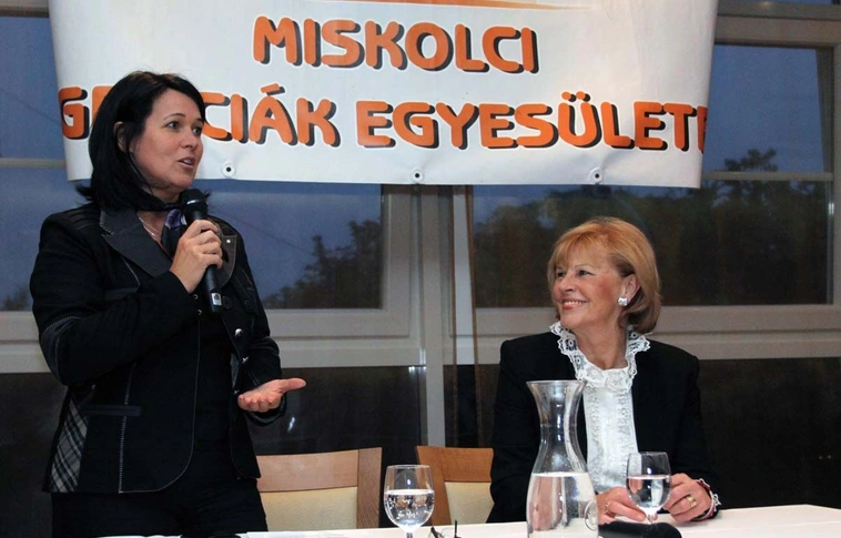 A Miskolci Gráciák vendége volt Makray Katalin - Schmitt Pál köztársasági elnök felesége