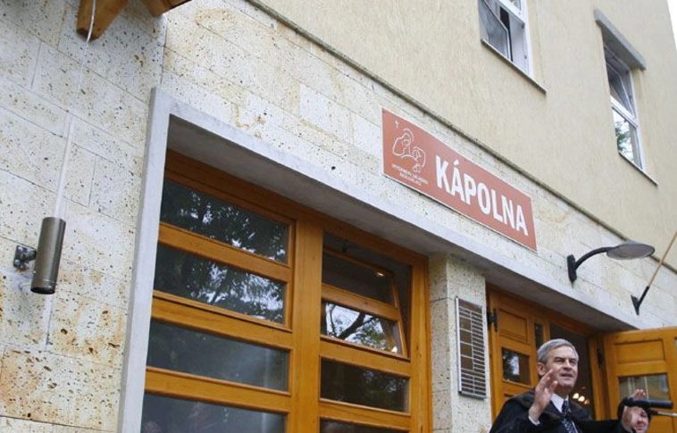 Harangszentelés a Megyei Kórházban