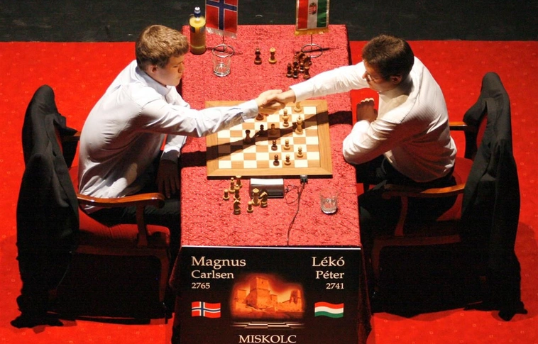 Lékó-Carlsen sakk rapid mérkőzés