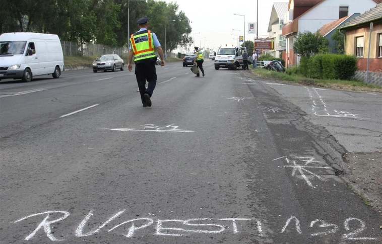 Reggeli baleset a Pesti úton