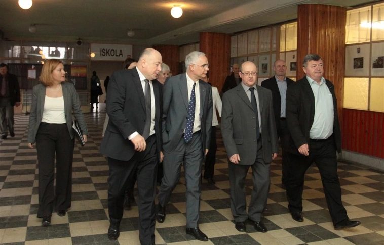 Balog Zoltán a Diósgyőr-Vasgyári Szakképző Iskolában