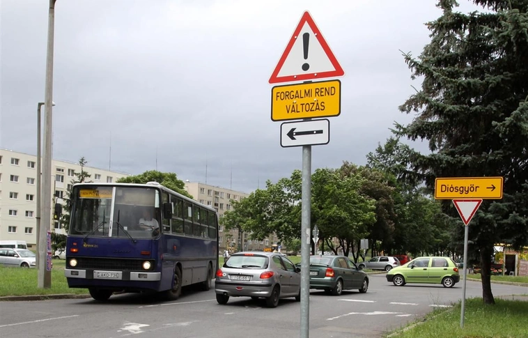 Forgalmi rend változás hétfőtől Miskolcon