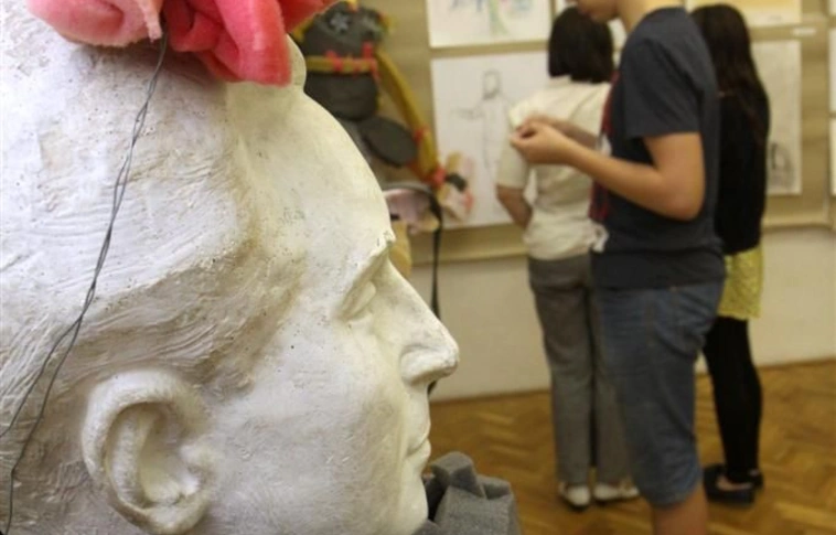 Fiatal képzőművészek táborzáró kiállítása