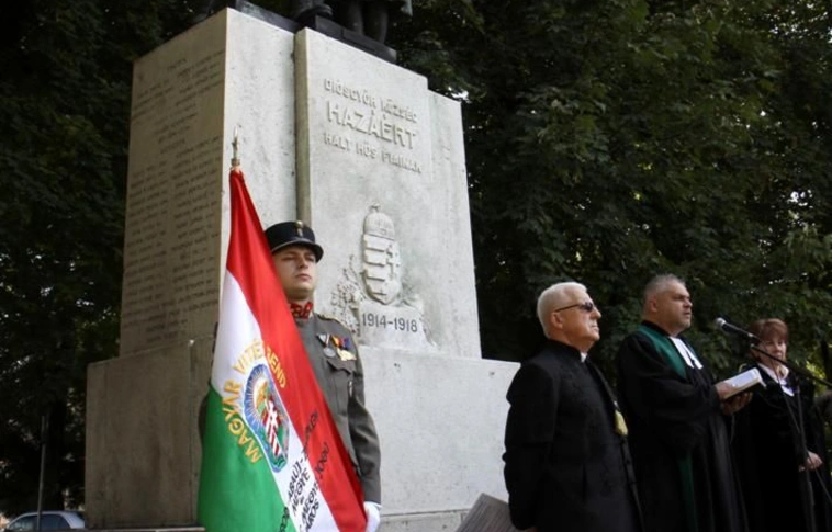 Az I. Világháborús Hősi Emlékmű leleplezésének 85. évfordulója - megemlékezés