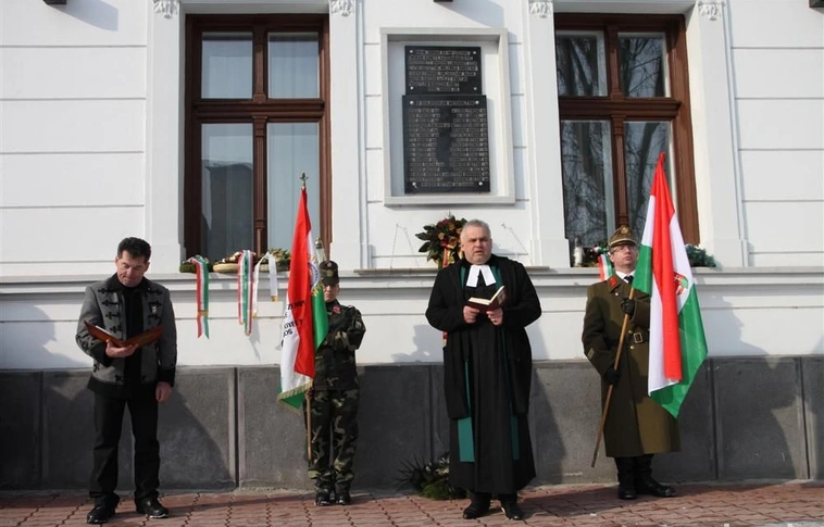 A diósgyőri elhurcoltakra emlékezett a Vitézi Rend