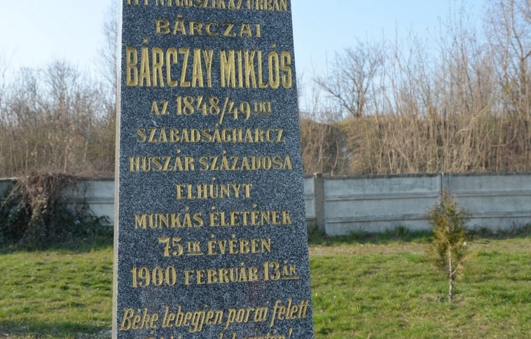 Ökumenikus megemlékezés Bárczay Miklós "48-as századparancsnok sírjánál