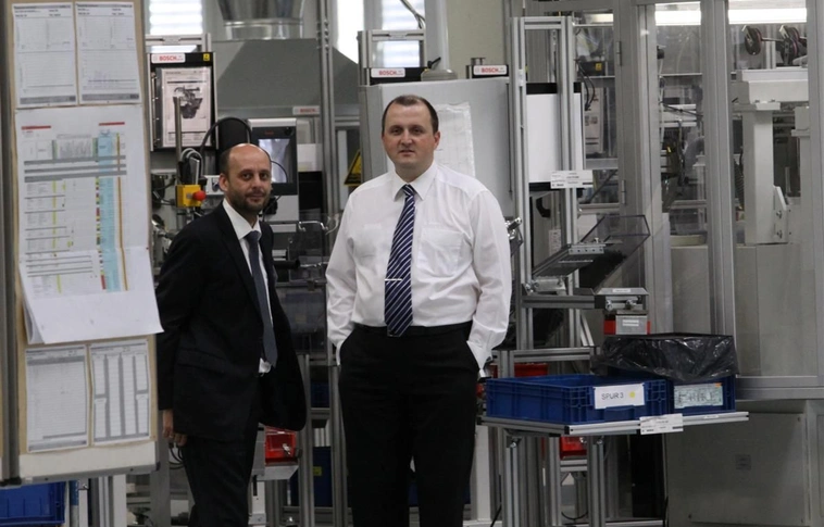 Orbán Viktor kormányfő avatta fel a Bosch új gyártócsarnokát