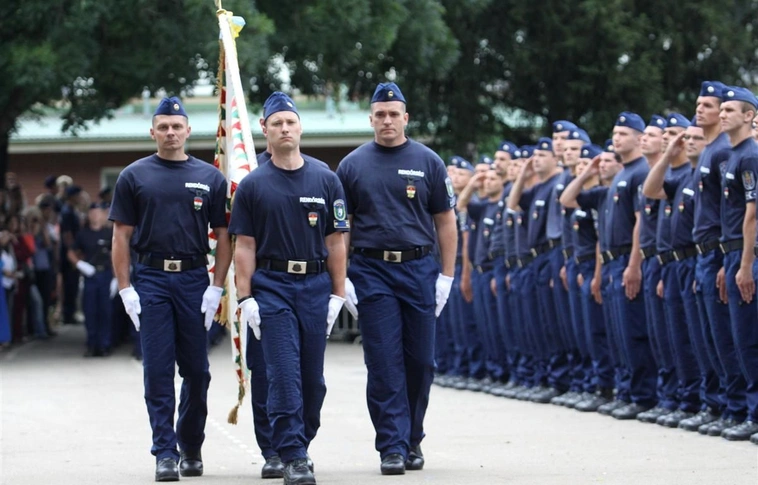 Kibocsátó ünnepség a A Miskolci Rendészeti Szakközépiskolában