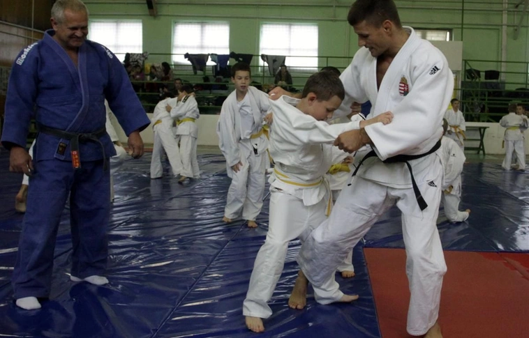 Olimpikon Miskolcon - Ungvári Miklós tartott edzést a judosoknak