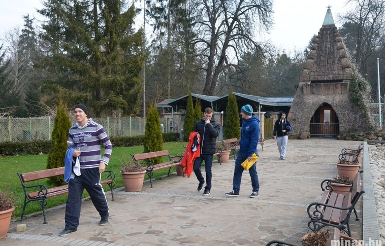 Miskolci vizilabdások a Barlangfürdőben
