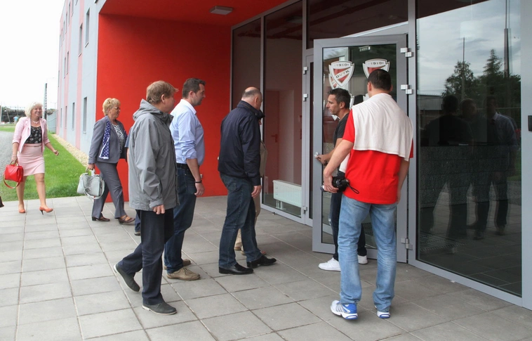 A Fidesz-KDNP frakció látogatása a DVTK edzőközpontban