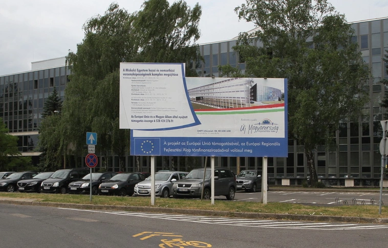 A Miskolci Egyetem infrastruktúrális fejlesztése