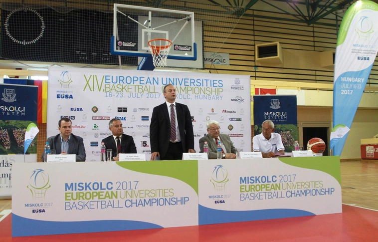 XIV. Egyetemi Kosárlabda Európa-bajnokság sajtótájékoztatója