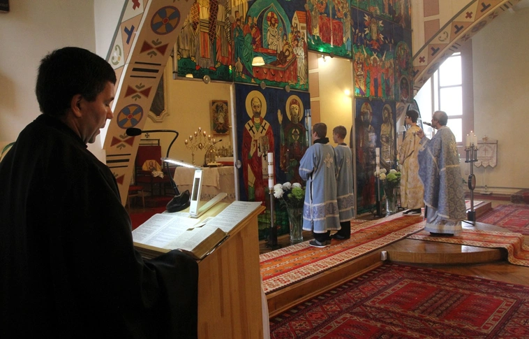 Ünnepi szent liturgia a Diósgyőri görög katolikus templomban