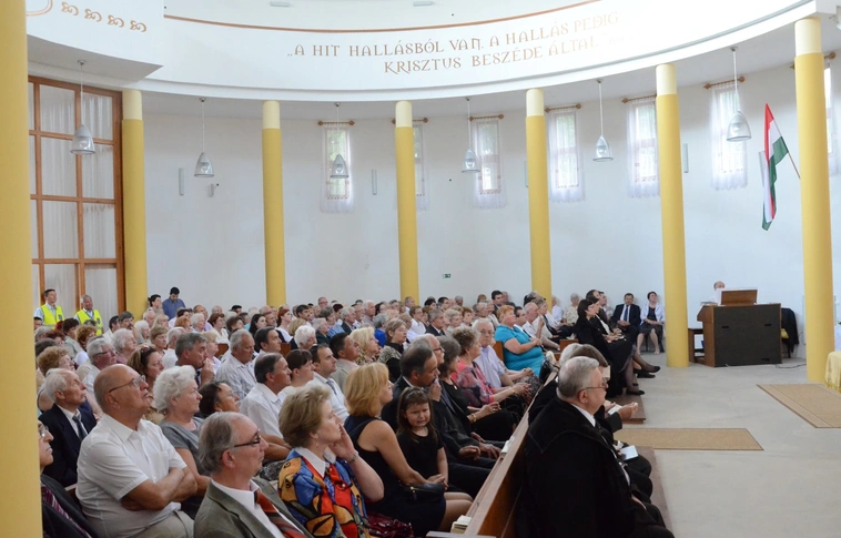 Hálaadó a Miskolctapolcai református templomban