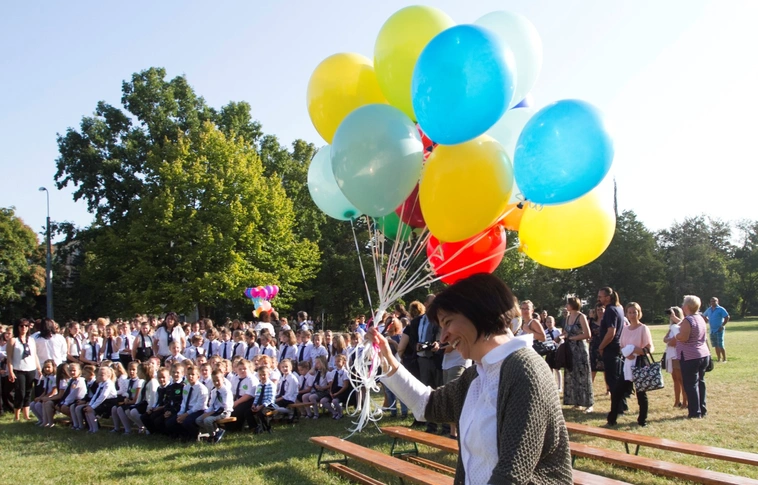 Tanévnyitó a dr. Peja Győző Parkban