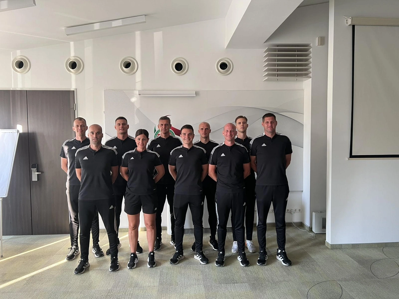 focibírók Berényi Ákos (NB I-es asszisztens), Ujhelyi Tamás (NB II-es játékvezető), Rúsz Márton (NB I-es bíró, FIFA-kerettag), Molnár Réka (női keret, FIFA-kerettag), Nagy Róbert (NB II-es bíró), Balla Levente (NB II-es assziztens jelölt), Zimmermann Márió (NB II-es bíró), Márkus Péter (NB II-es asszisztens), dr. Dédesi Mátyás (NB II-es játékvezető jelölt), Punyi Gyula (NB II-es asszisztens). 