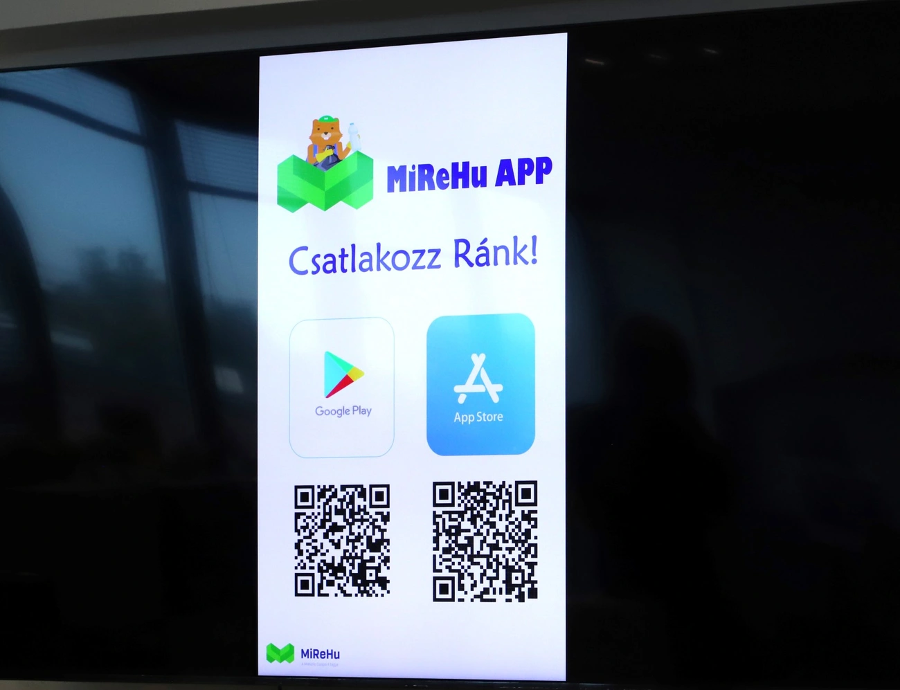 MiReHu MaKuApp hulladékkezelési applikáció. Fotó: Mocsári László