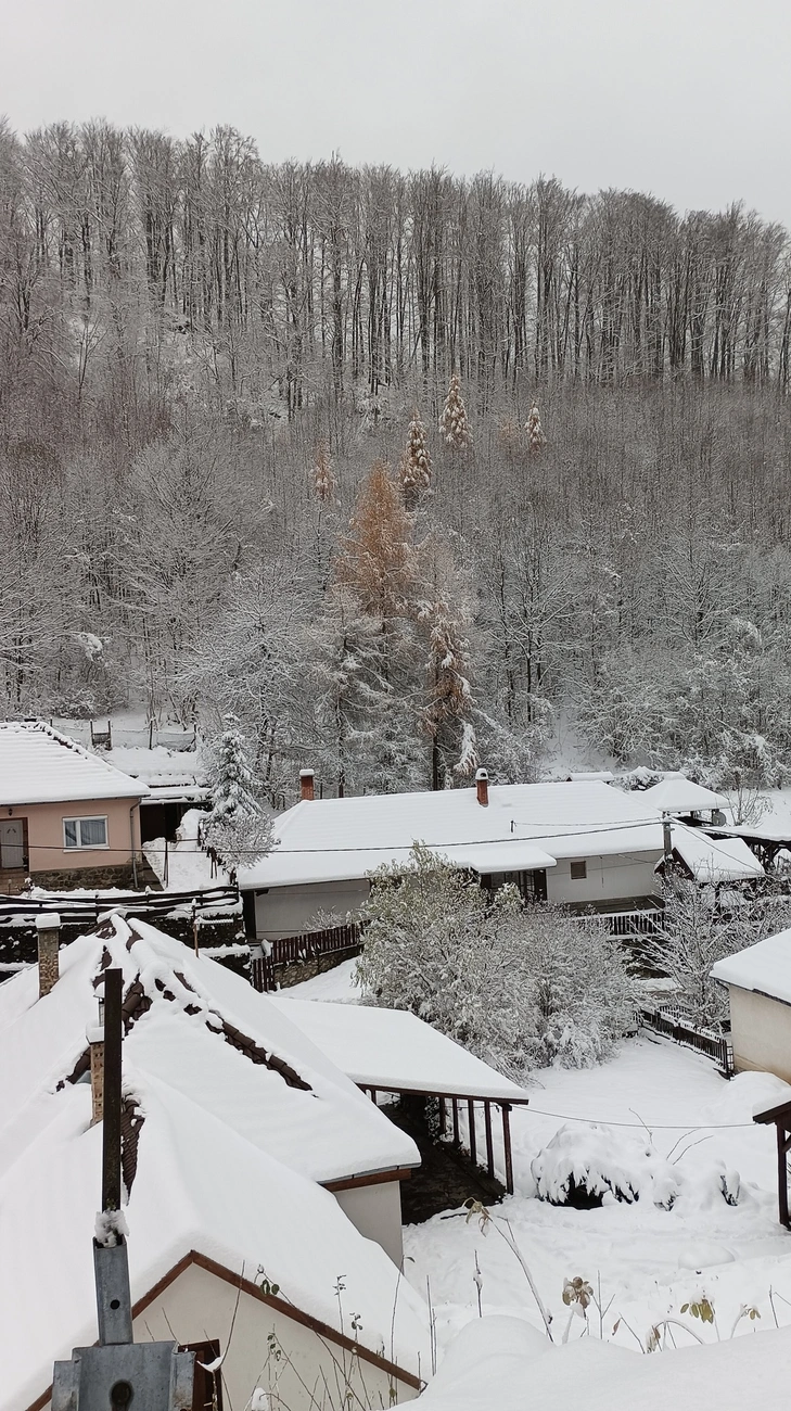 Az első hó 2025 november 22. Fotó: MVSC Természetjáró Szakosztály