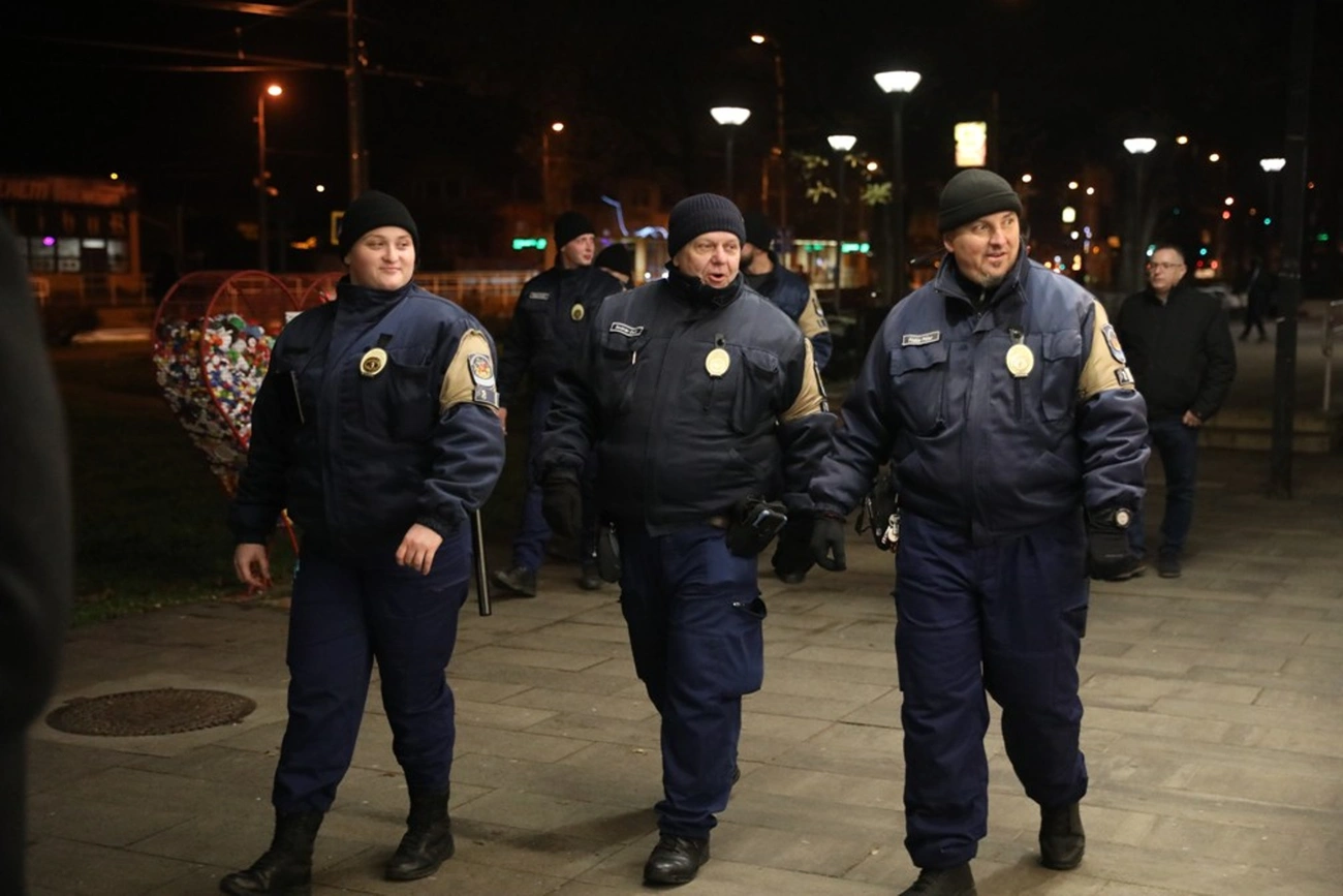 Kiemelt rendészeti ellenőrzés Diósgyőrben. Fotó: Juhász Ákos