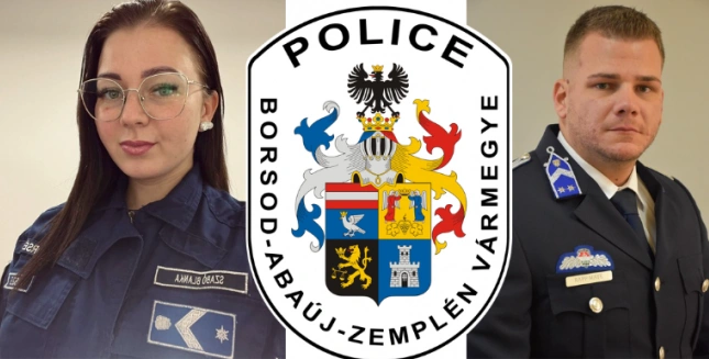 Hős rendőrök. Fotó: police.hu