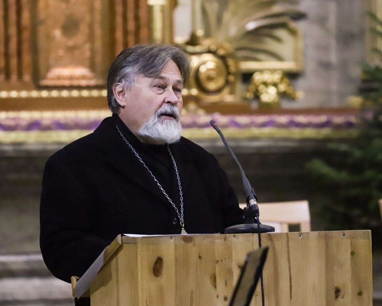 Jeviczki Ferenc görögkatolikus parókus. Fotó: Mocsári László