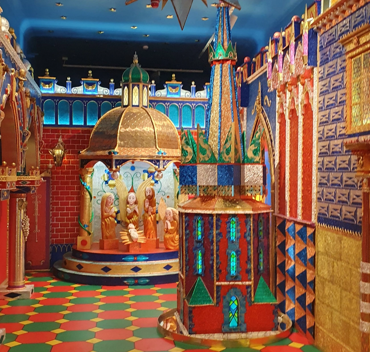 Az interaktív betlehemes kiállításon Krakkóban. Fotó: magánarchívum