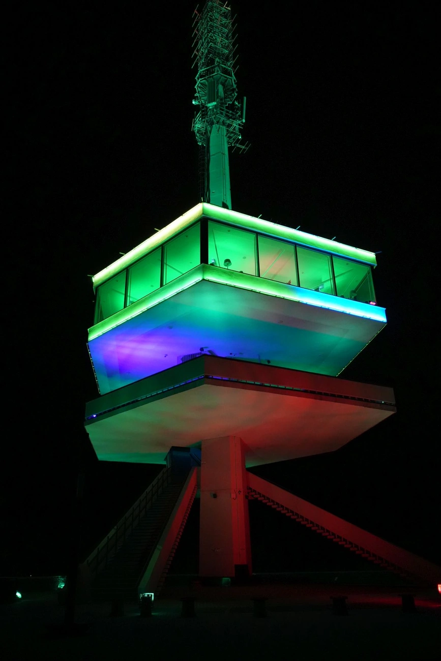 Avas kilátó karácsonyi dekoráció