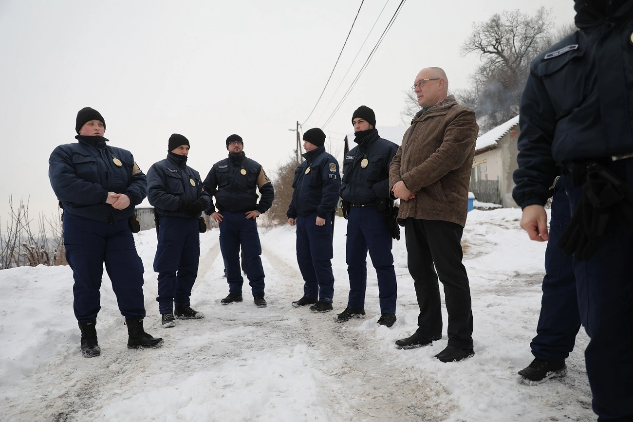 rendészeti ellenőrzés a Hideg soron. Fotók: Juhász Ákos