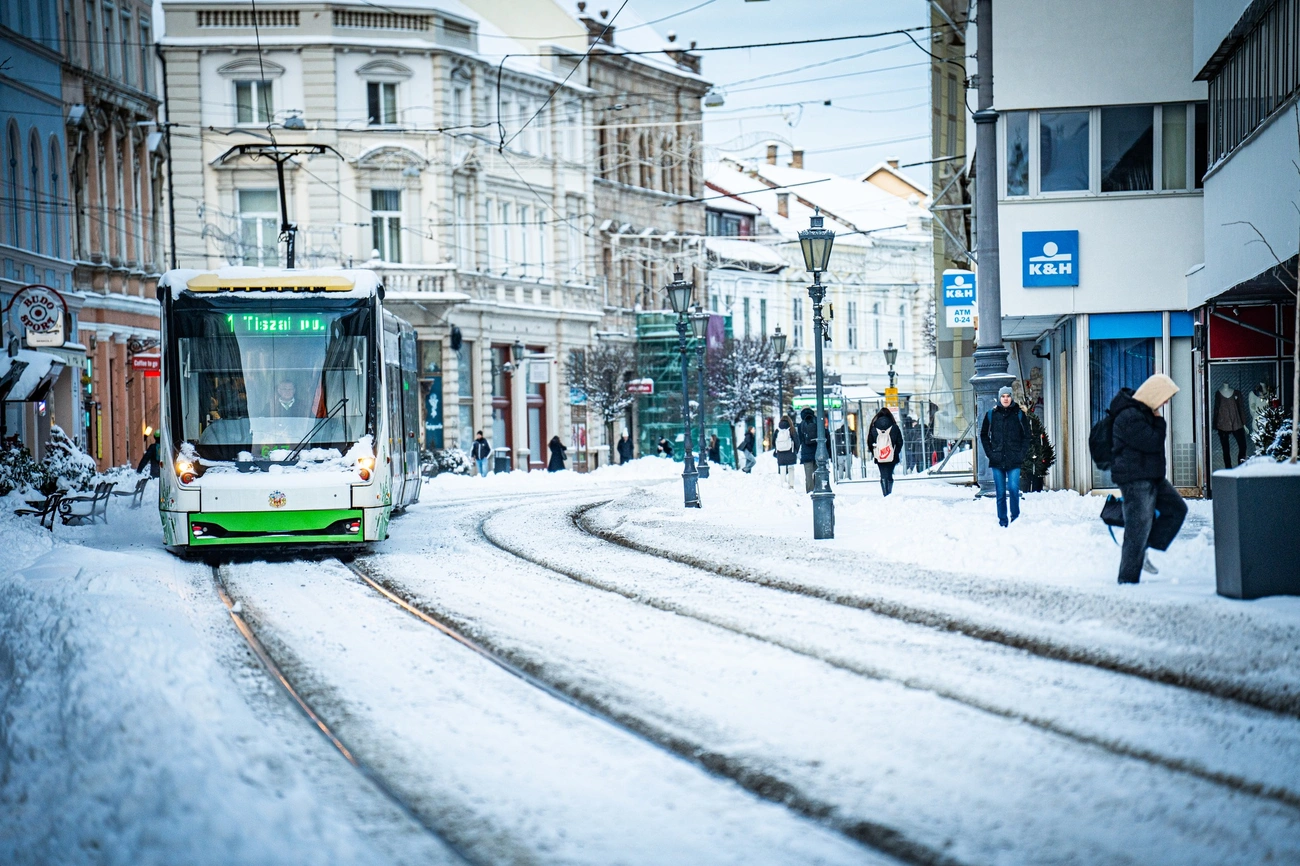 közlekedési információk. Fotó: Miskolci Városgazda Faceboook