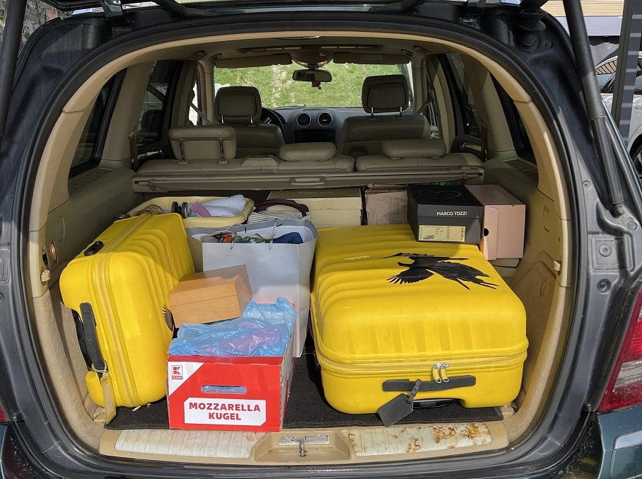 Halmiék útra készen a Bamako Rali előtt. Fotó: magánarchívum