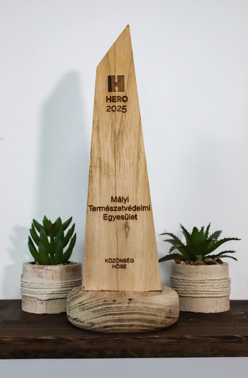 Mályi Madármentő Állomás HERO-díj. Fotó: Mocsári László