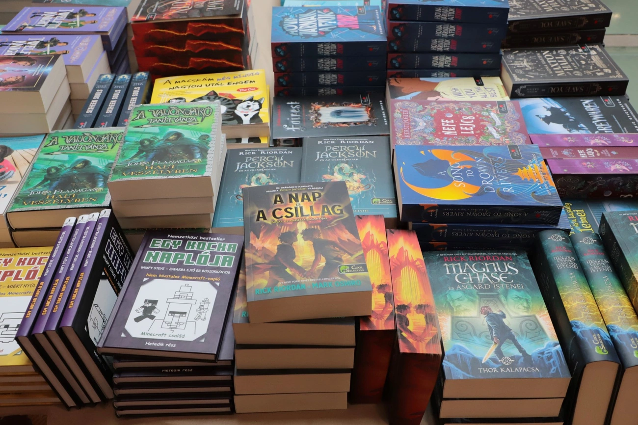 Könyvmolyképző raktárvásár az Adyban. Fotó: Mocsári László