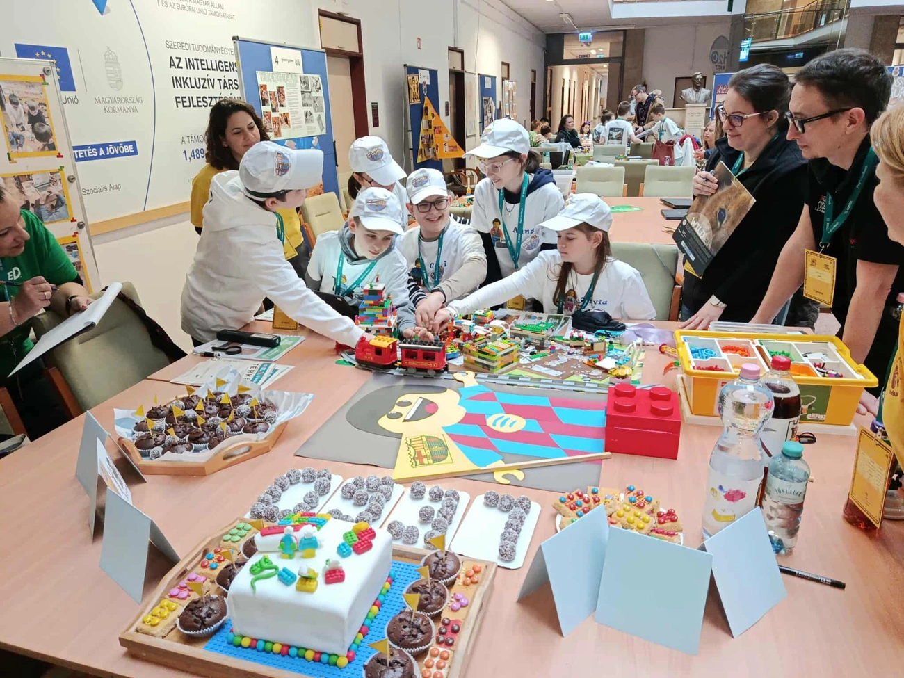 FIRST LEGO League Explore kategóriában indult a Barca Kockák csapata. Fotó: magánarchívum