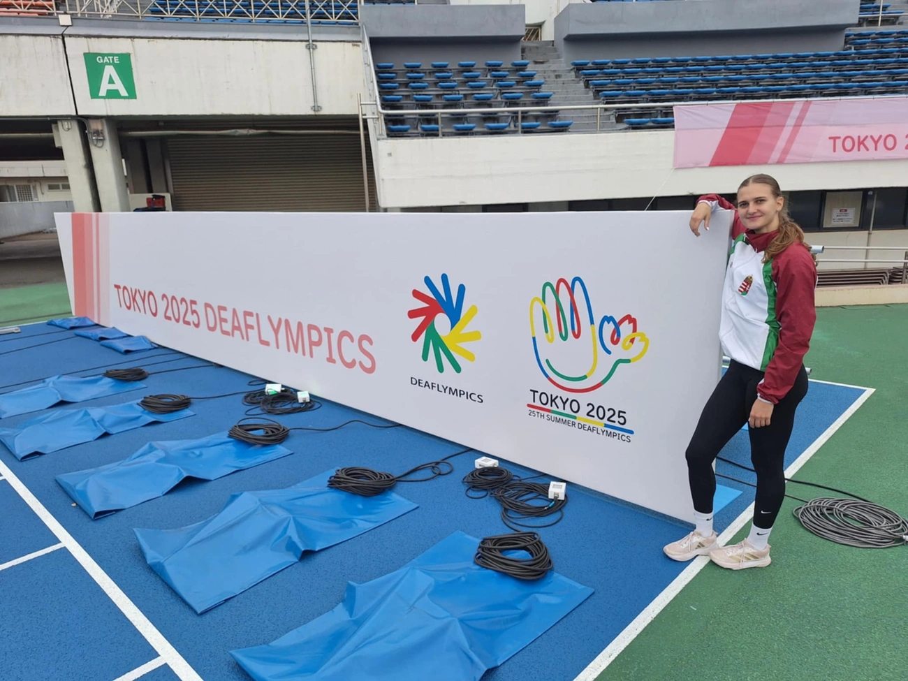 Gál Nikolett siketlimpiai bajnok. Fotó: magánarchívum