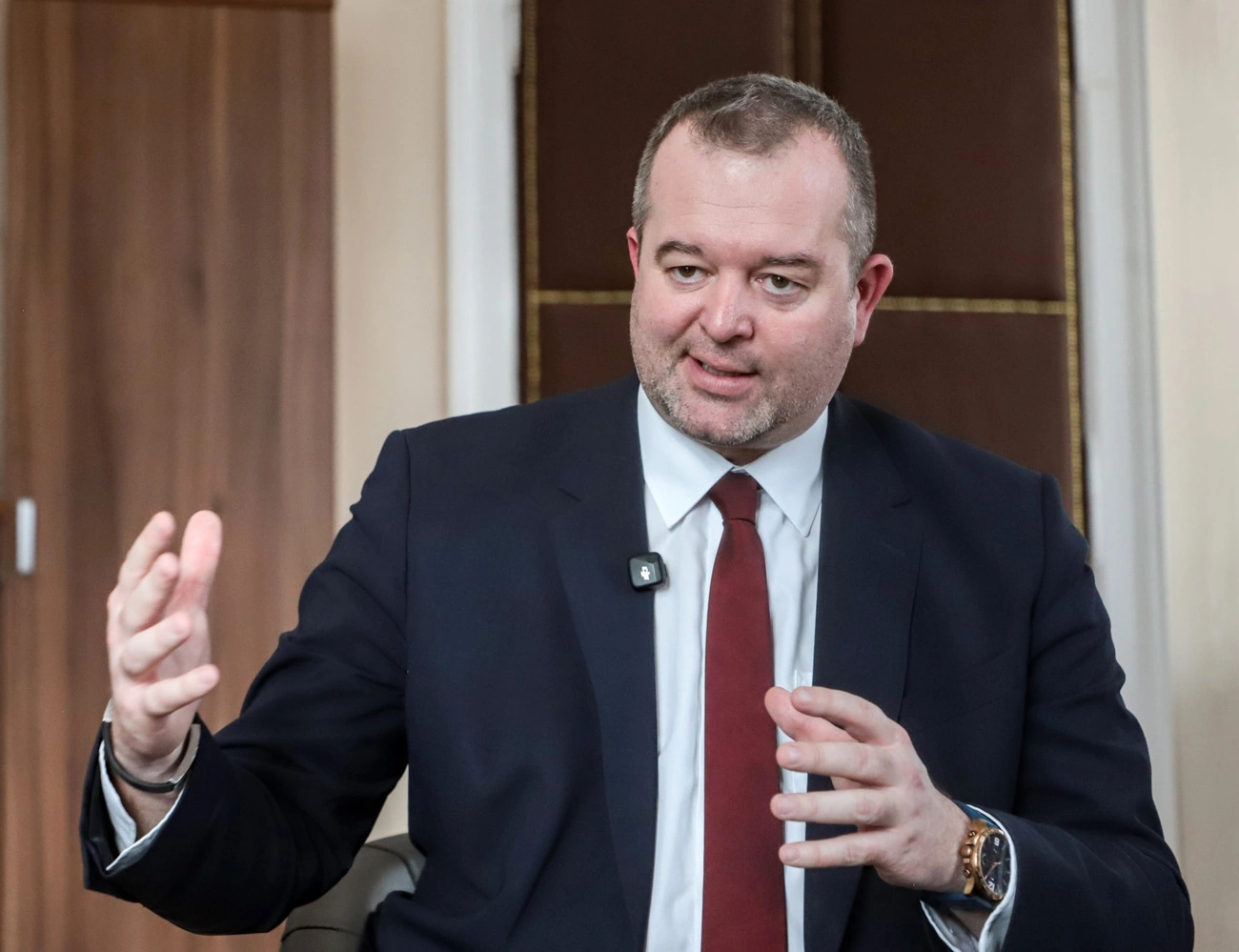 Hollósy András: azon dolgozunk, hogy Miskolc az acélvárosból zöld város legyen. Fotó: Mocsári László