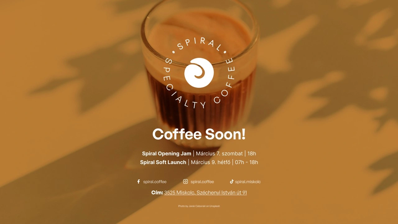 Spiral Coffee plakát