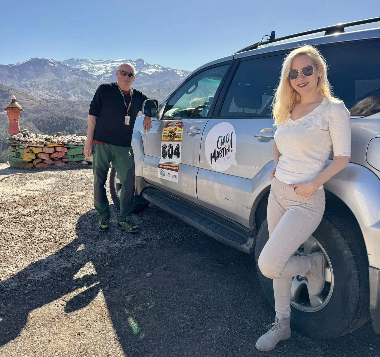 Dr. Mészáros Eszter és édesapja, Mászáros Pál